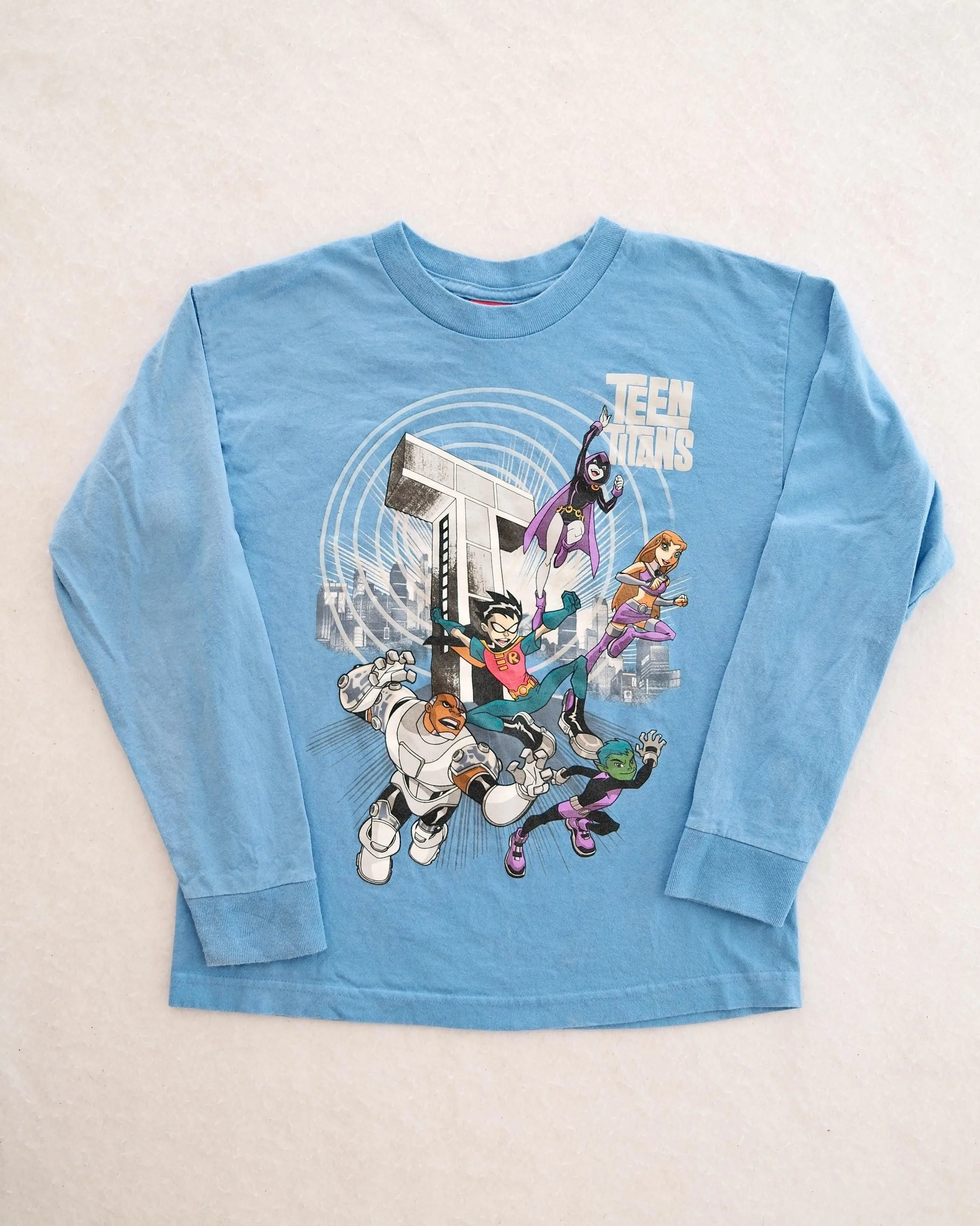 Vintage Teen Titans Long Sleeve Tee: 8y?