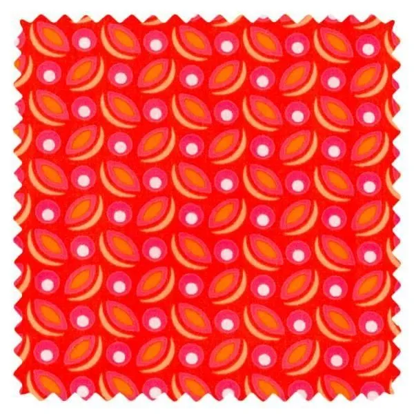 Ultramarine Cereal Tangerine Poplin Petit Pan Half Yard