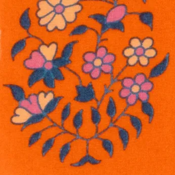 Shalin Orange Poplin Petit Pan Half Yard