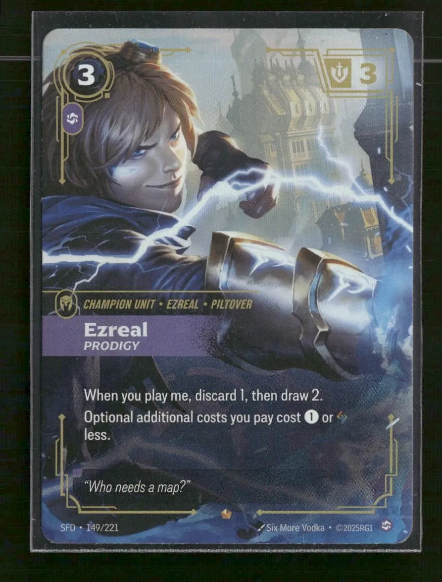 Ezreal, Prodigy #149/221 Rare - Riftbound Spiritforged