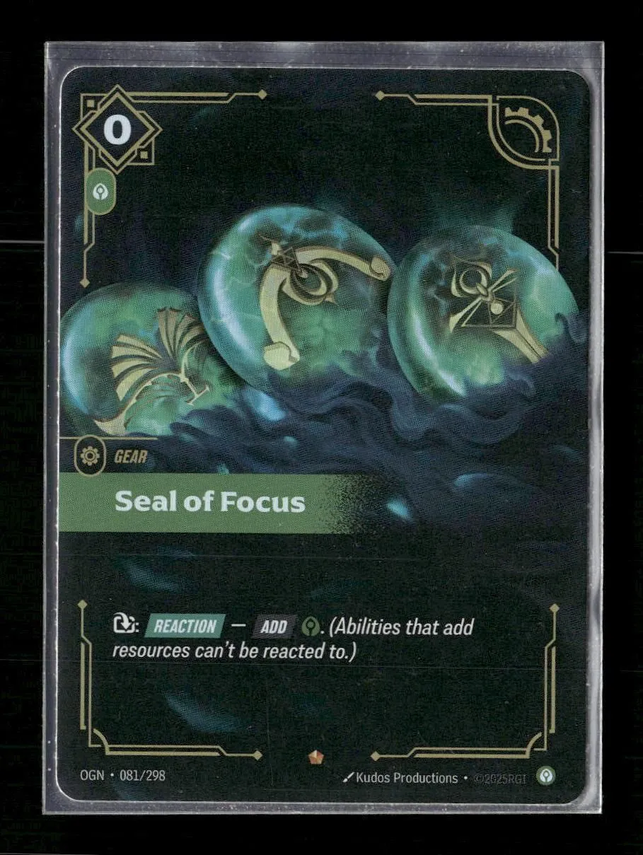 Seal of Focus #081/298 Epic - Riftbound Origins