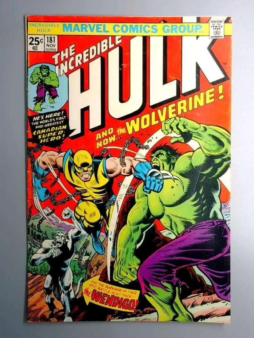 Incredible Hulk #181 GD+ 1st Wolverine, No MVS SEE PICS VG Qualified Marvel 1974