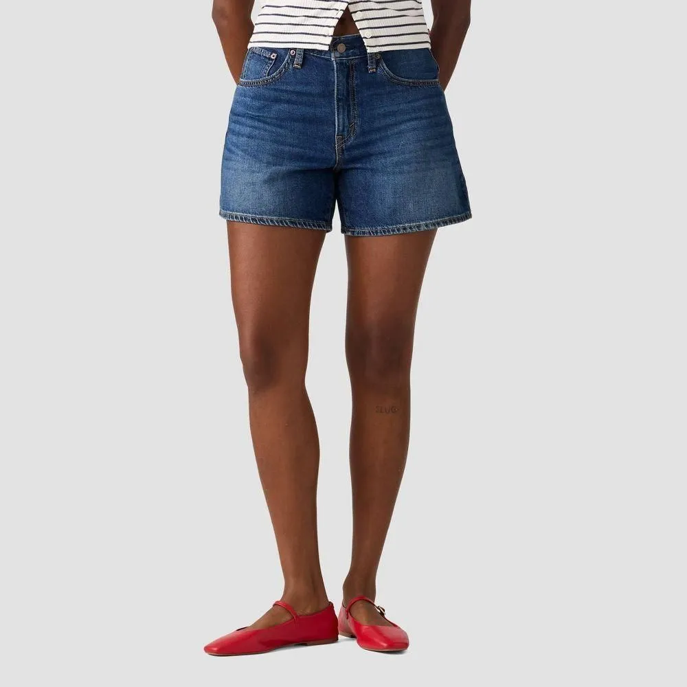 New without Tags - Levi's Women's Cinch Mid-Thigh Shorts - Kiss Goodbye 25