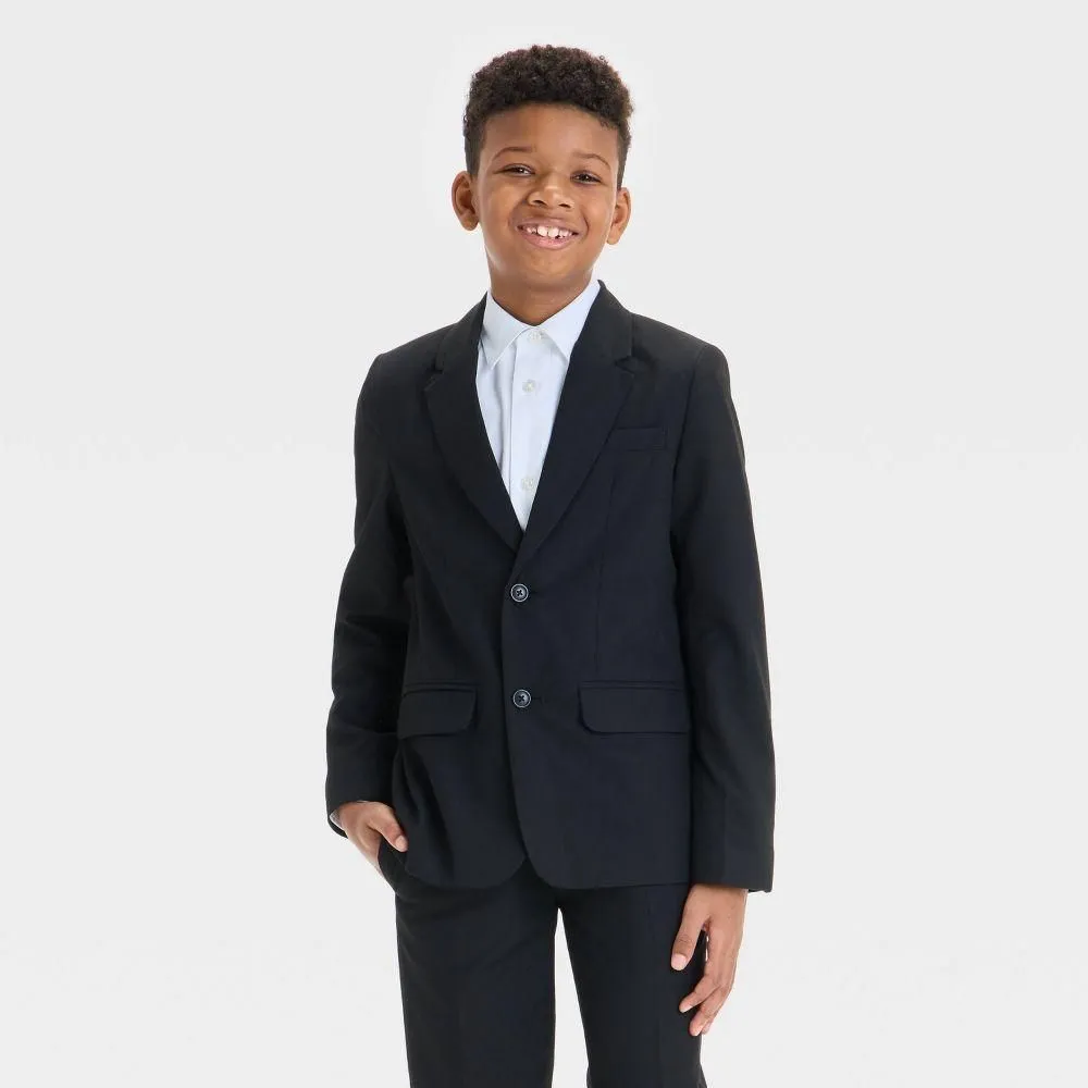 New without Tags - Boys' Suit Jacket - Cat & Jack Black 16