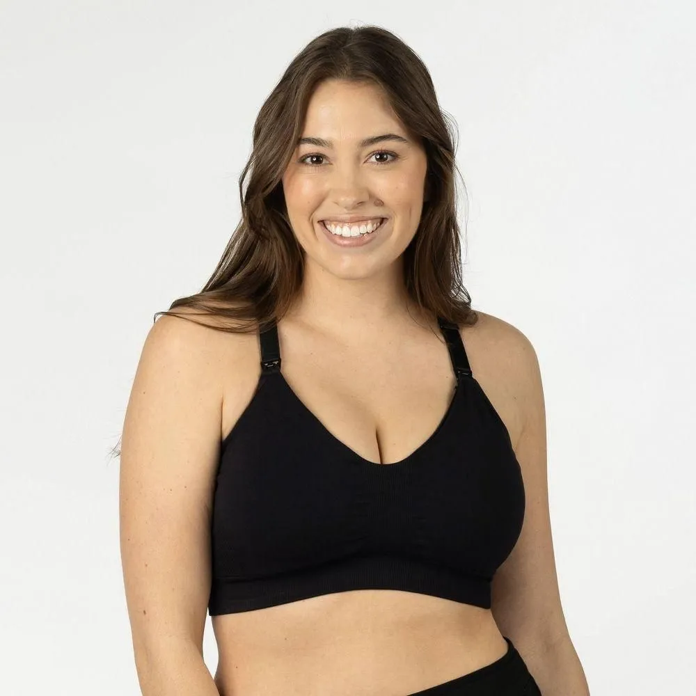 New without Tags - Size: L-Busty - kindred by Kindred Bravely Women's Sports Pumping & Nursing Bra - Black