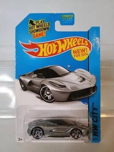 Hot Wheels HW City LaFerrari Grey (Crease) Diecast Model Car