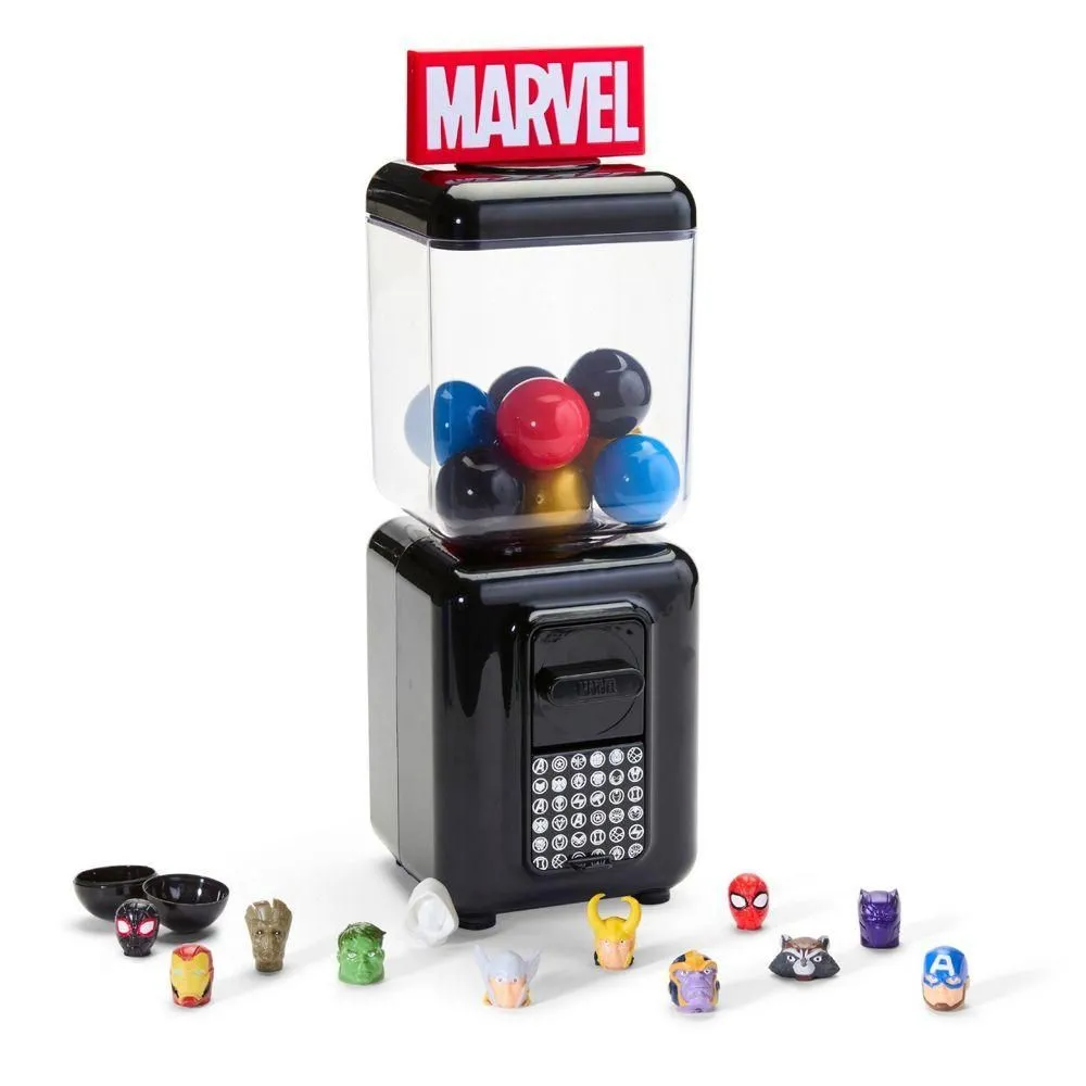 Open-box - FAO Schwarz Marvel Toy Vending Machine Throwback Play Market Stand - 13pk