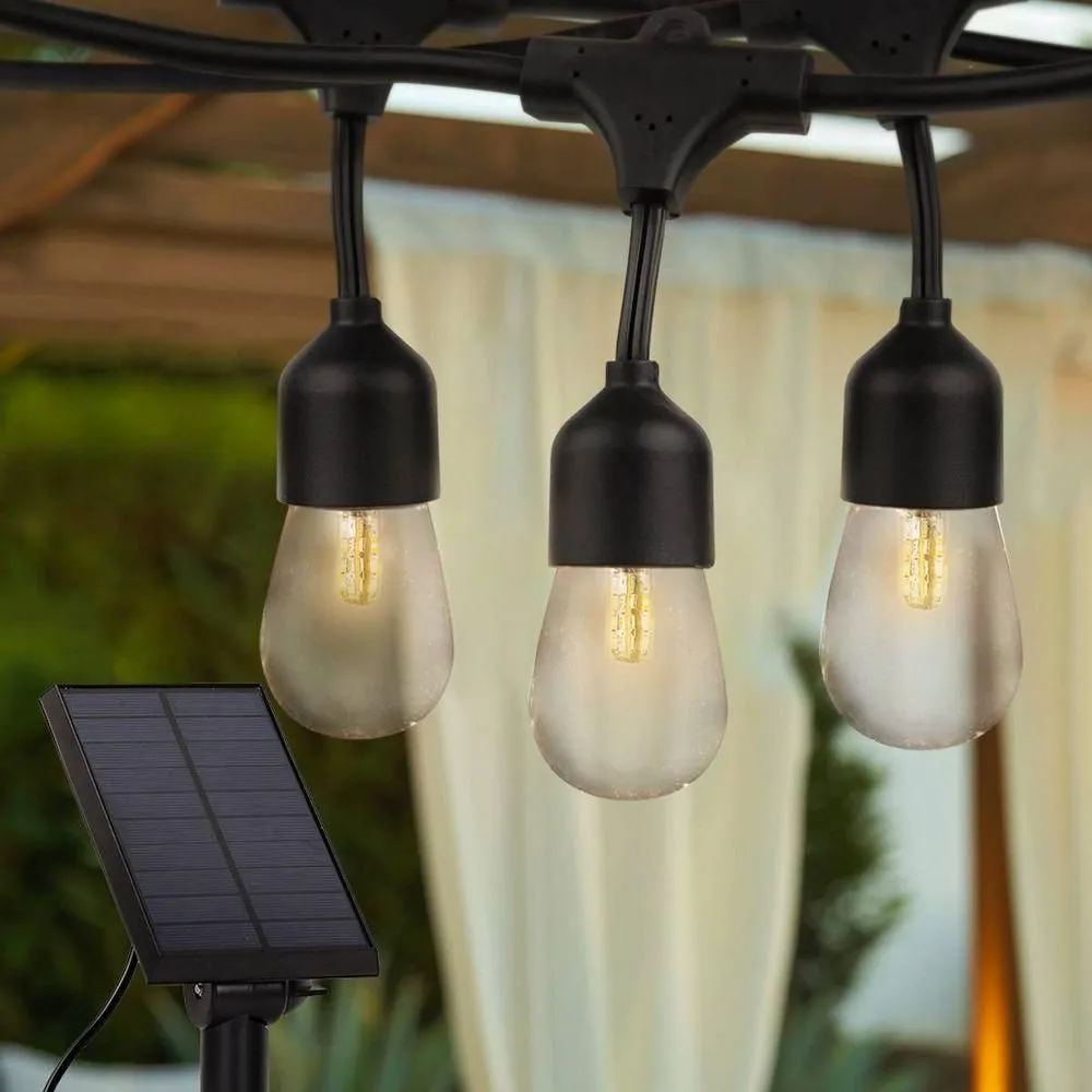 New without box - Brightech 12-Bulb LED Ambience Pro Solar 1W 27ft 2700K S14 Outdoor Hanging