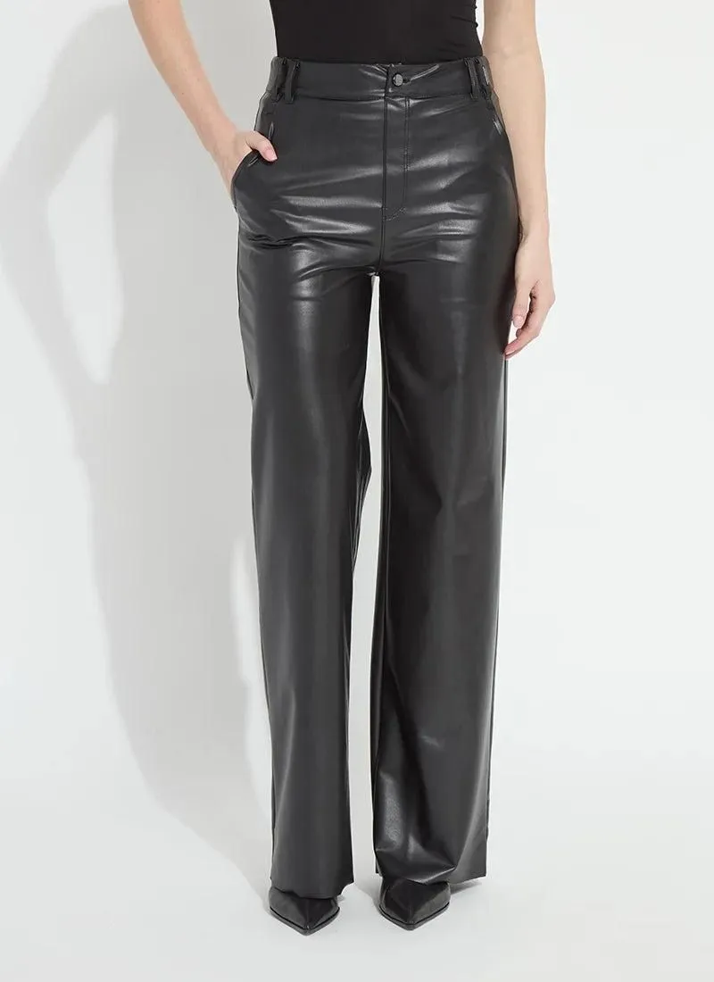 Lyssé Ada Pull-On Transeasonal Vegan Leather Trouser