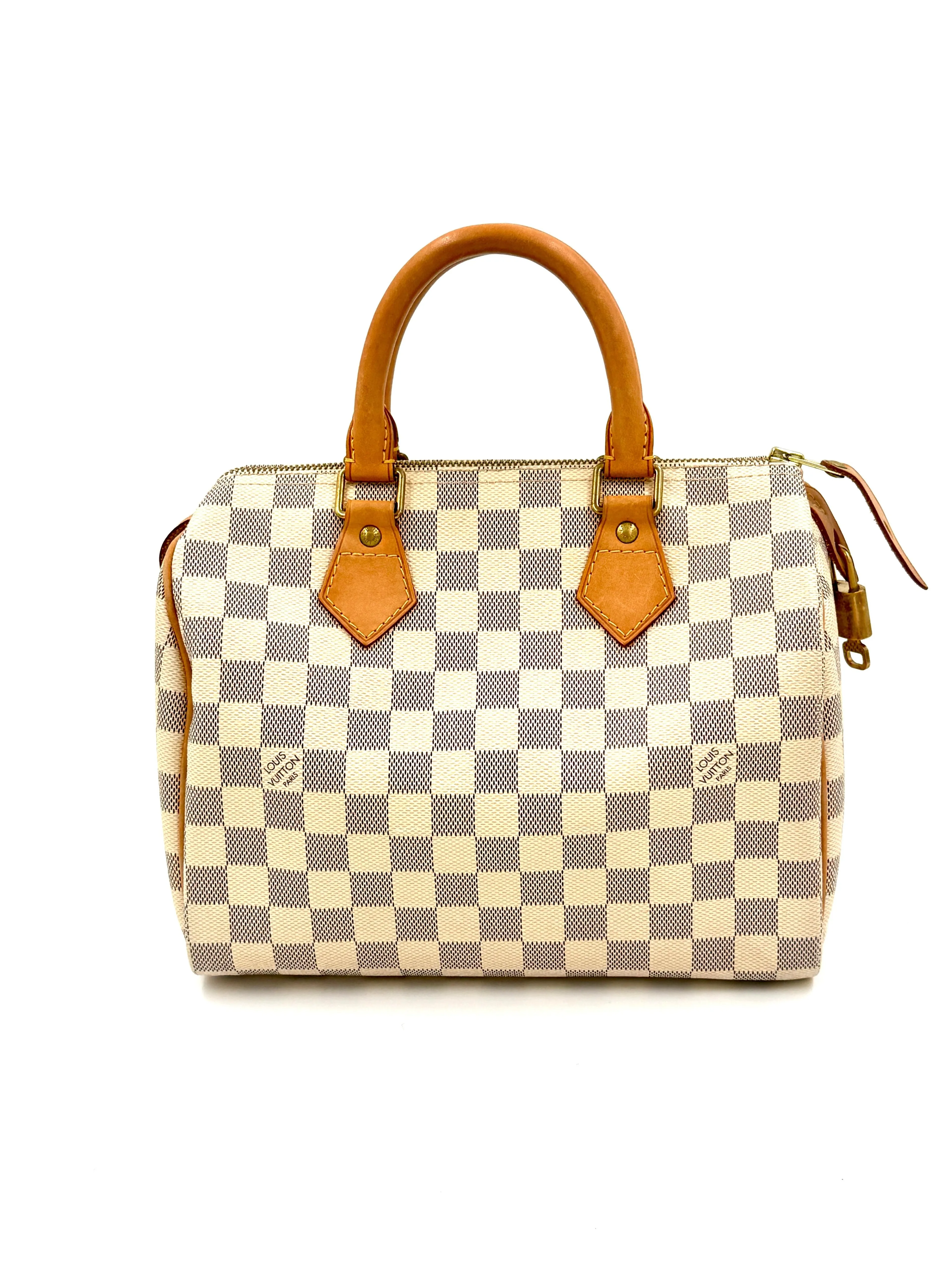 Pre-Owned Louis Vuitton Damier Azur Speedy 25 - Authenticated