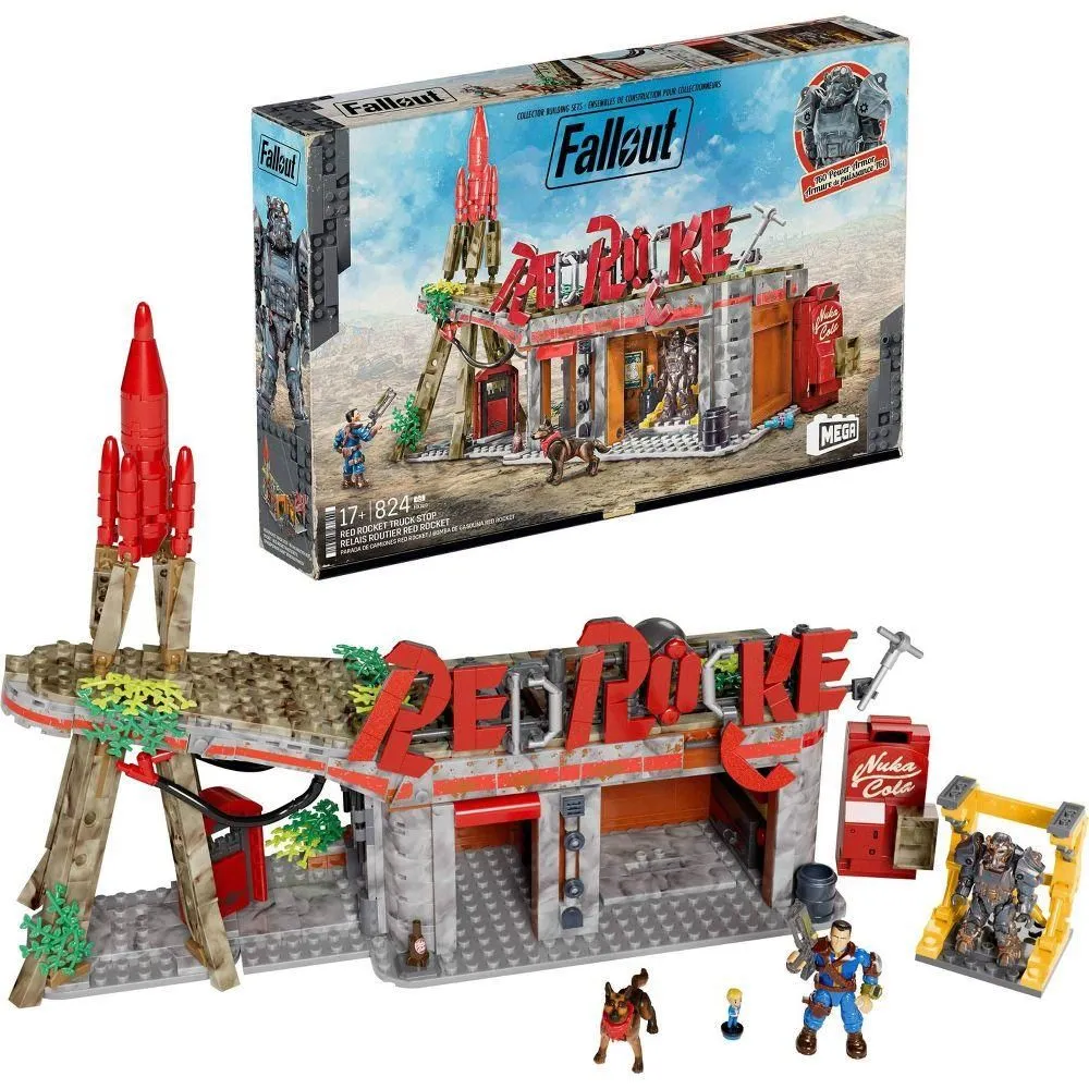 Brand New - MEGA Fallout Red Rocket Complete Building Toy Set & Figures