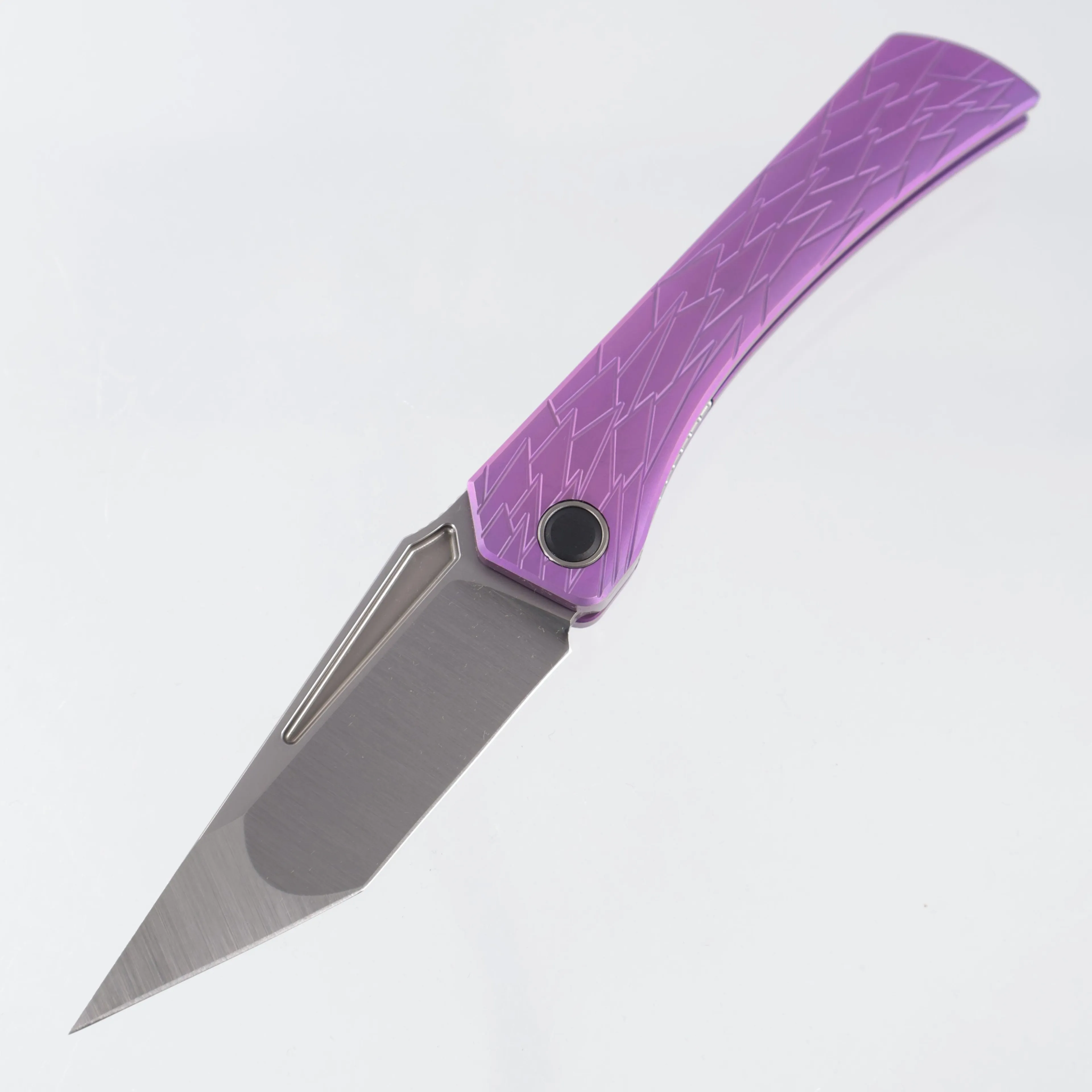 Ketuo Usurper - Purple Ano Titanium w/ Plain Ti Accents - Satin M390 - Pur/S