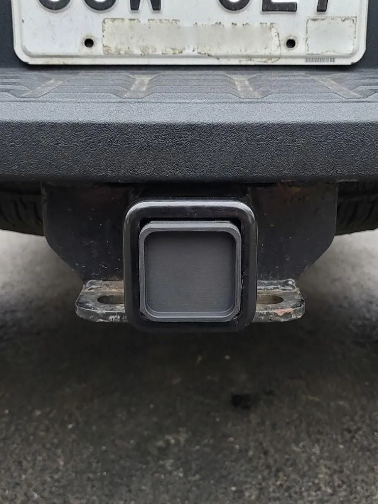 Trailer Hitch Vault Cap Cover - Hidden Compartment Safe to Stash Store Hide Keys, Cash & Valuables - Waterproof Secure Storage for Trucks 2" Receivers 7" Long