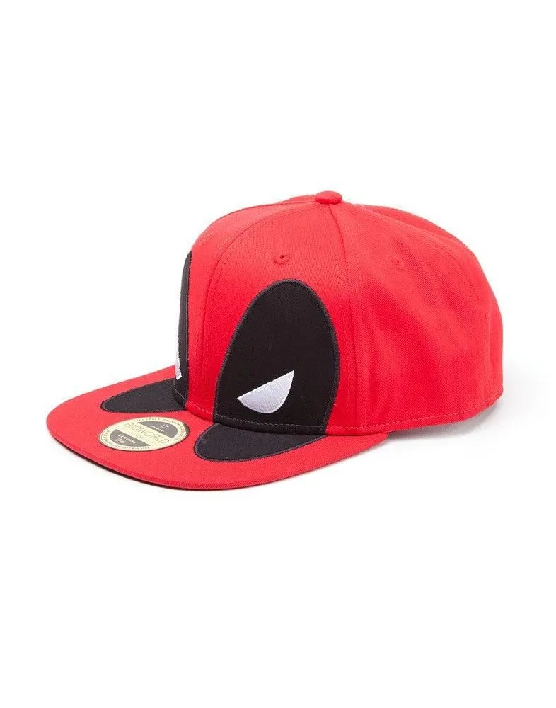 Deadpool - Big Face - Cap - Red - Onesize - 100% Cotton