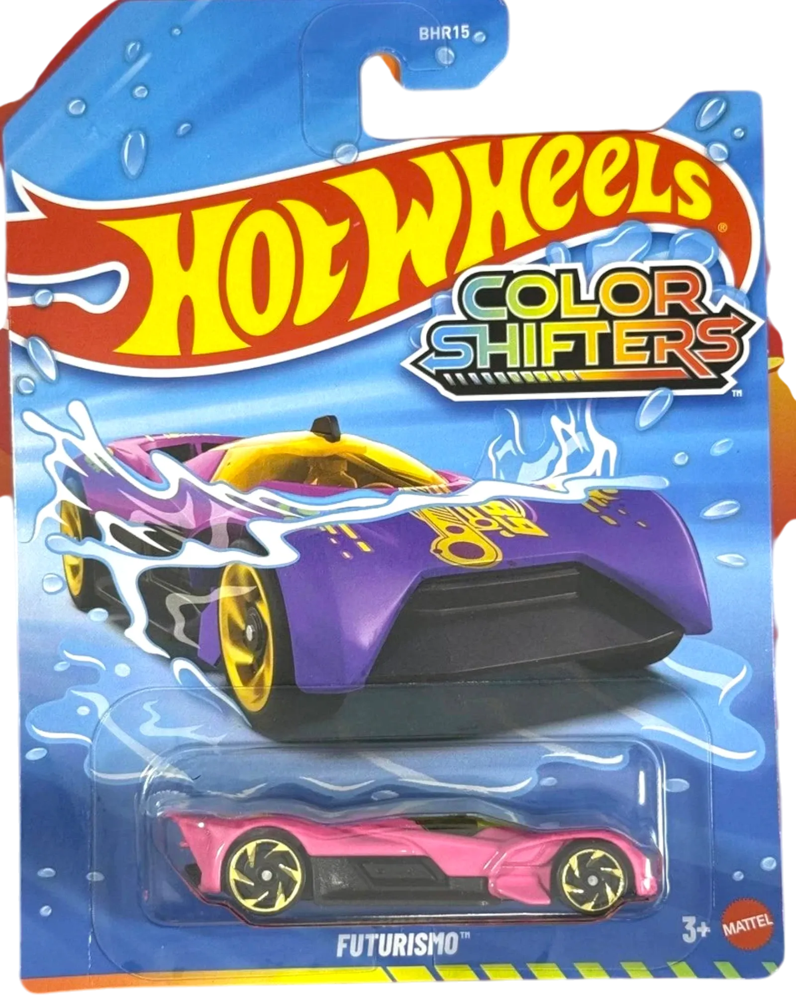 Scratch & Dent Hot Wheels Color Shifters Futurismo Pink 1:64 Die-Cast Mix D
