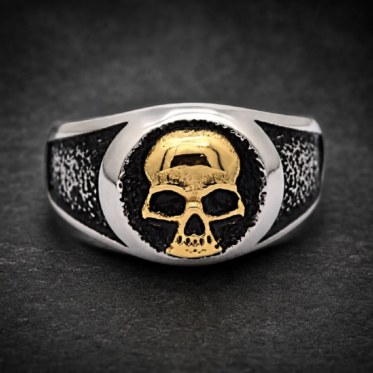 Monarch Skull Ring (#R0295)