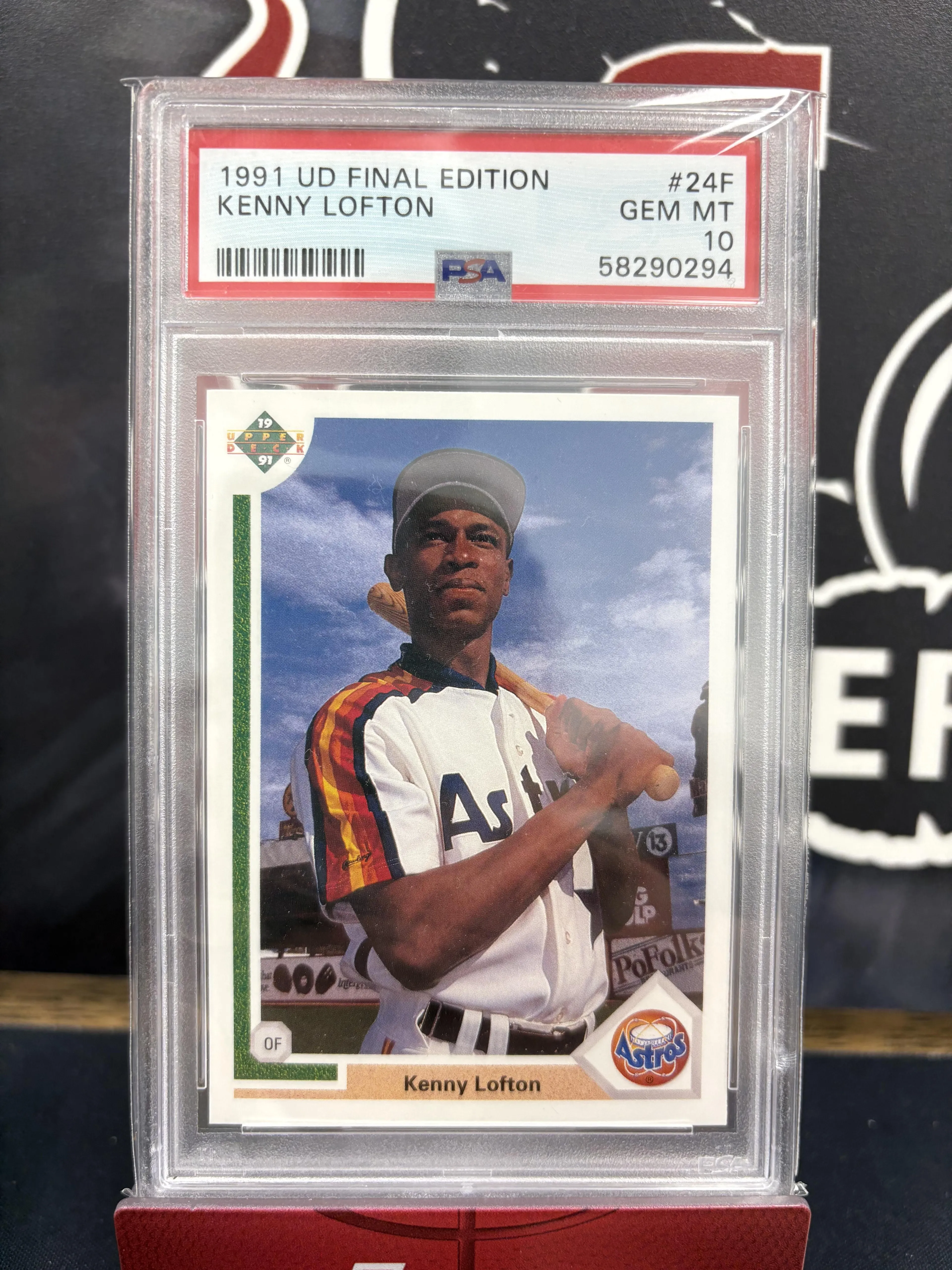 1991 Upper Deck Final Edition #24F Kenny Lofton PSA 10
