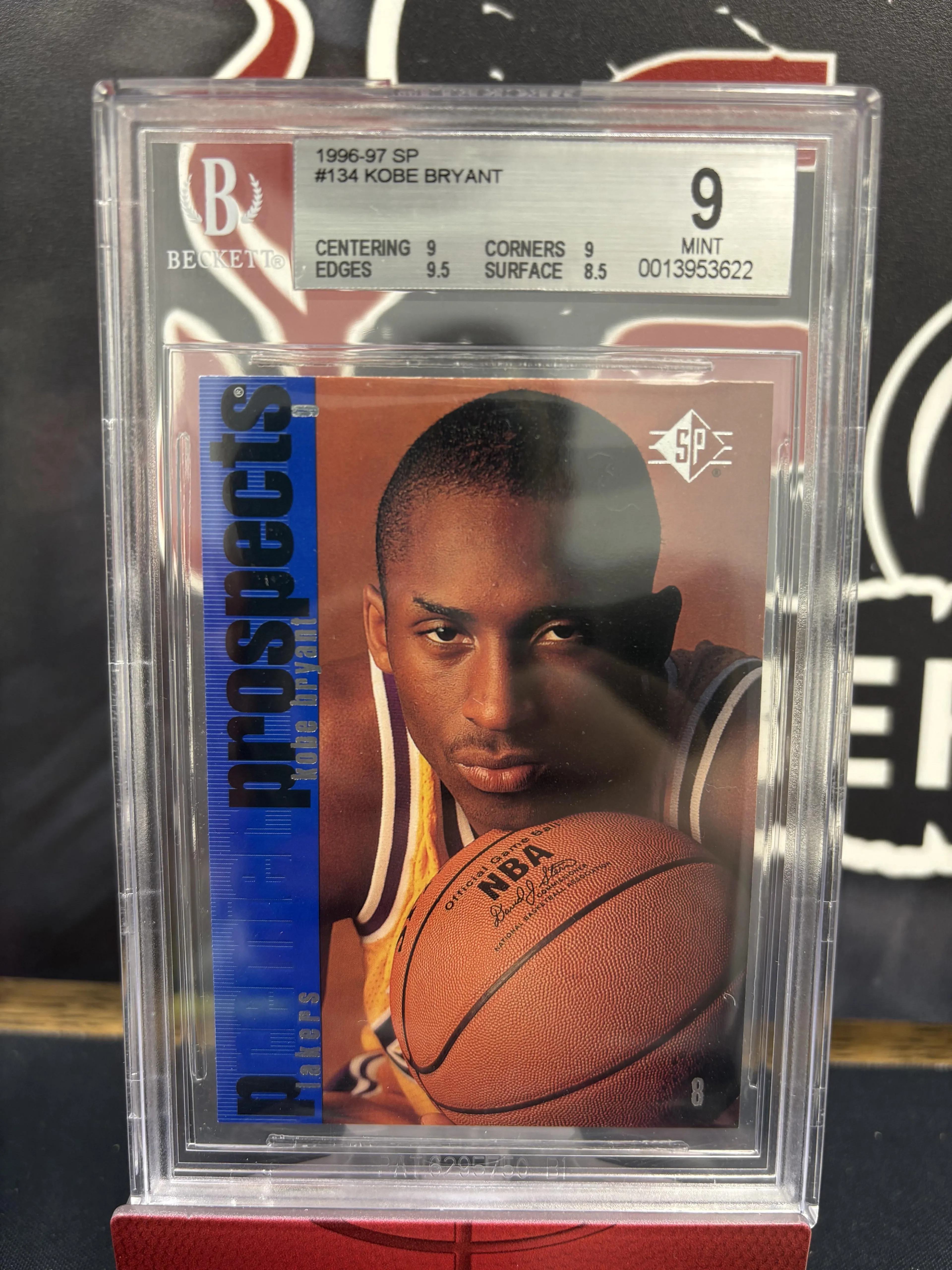 1996-97 SP #134 Kobe Bryant RC BGS 9.0