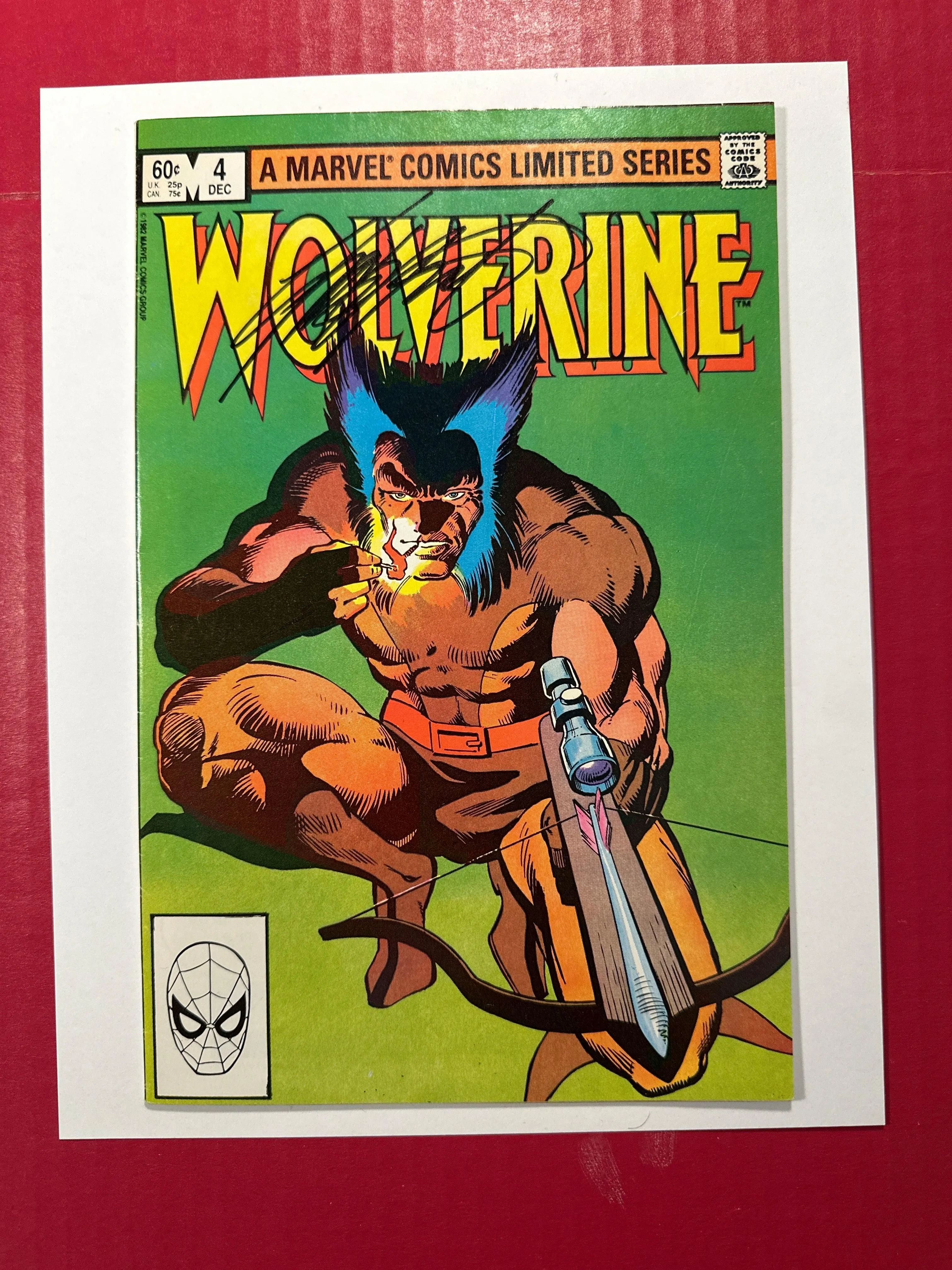 Wolverine, Vol. 1 #4 (Marvel Comics 1982) Key Deaths Signed by Chris Claremont