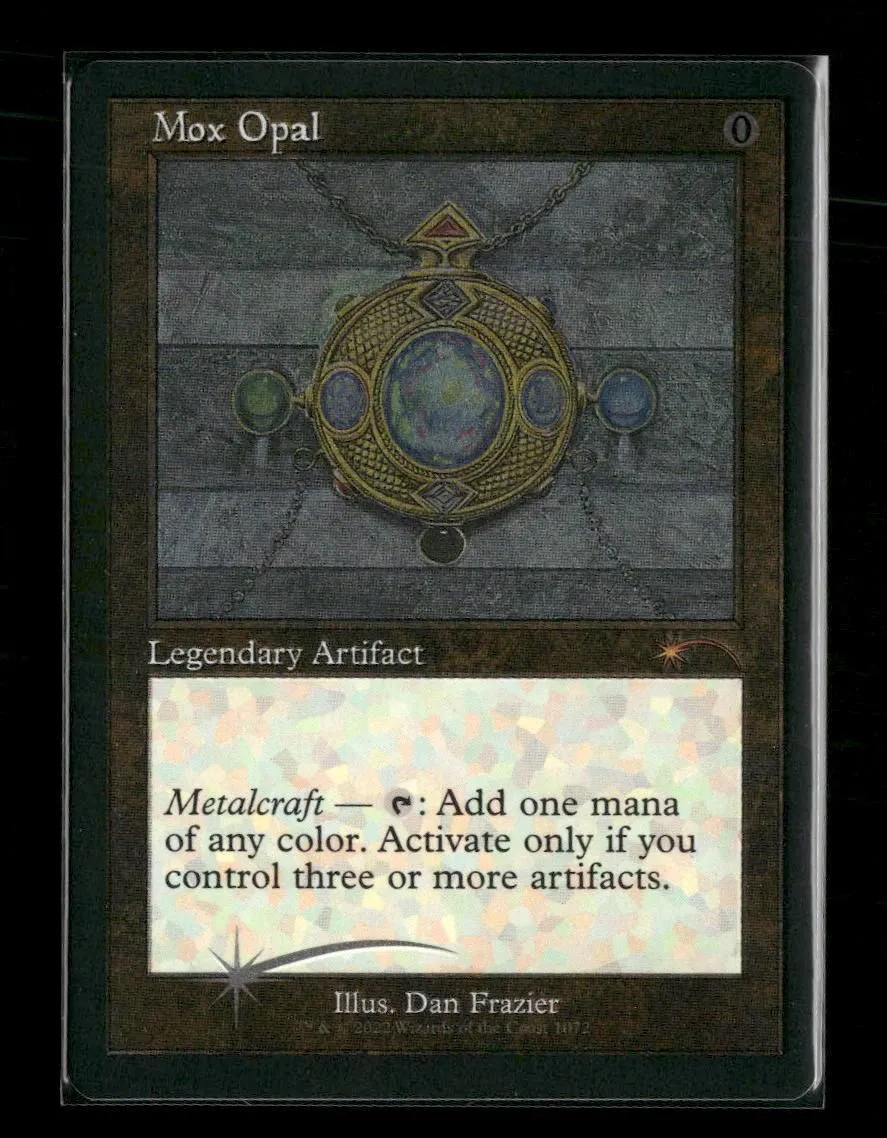 Secret Lair Drop Series Mox Opal (Retro Frame) (Foil Etched) #1072