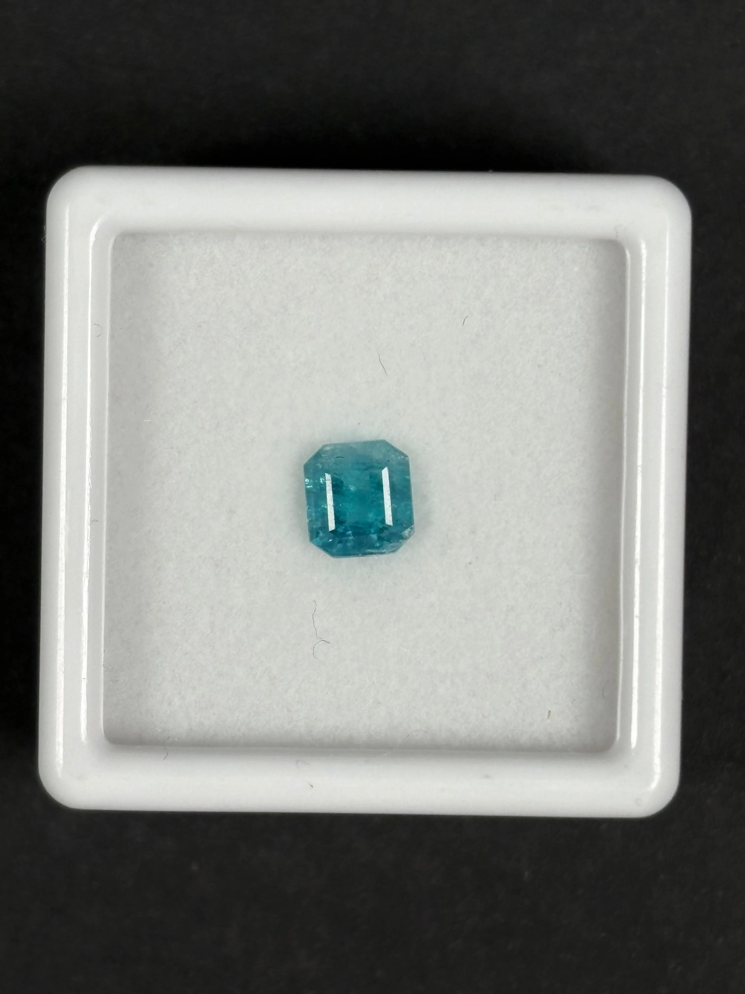 0.69ct Bluish Green Tourmaline Emerald Cut · GEM-5138