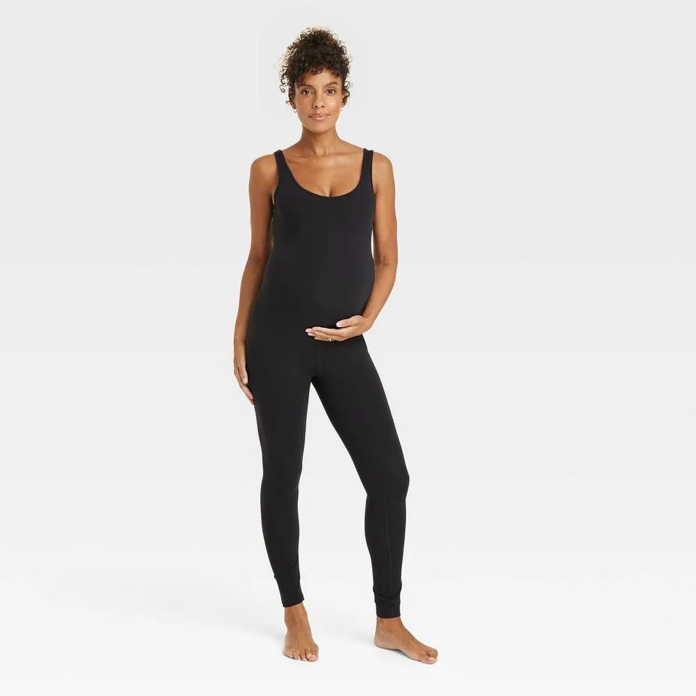 New without Tags - Size: XX Large - Isabel Maternity Sleeveless Stretchy Maternity Jumpsuit Black XXL