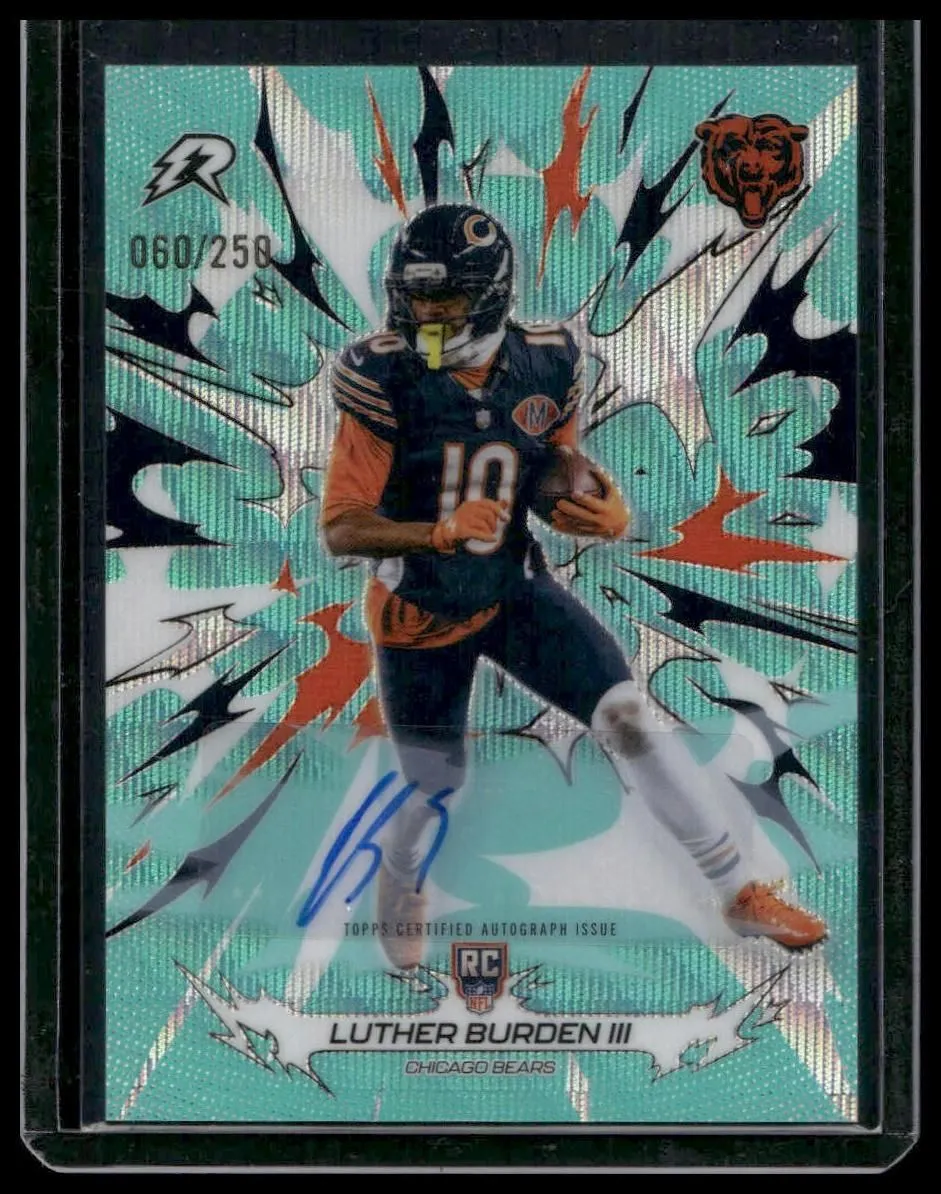 2025 Topps Resurgence #117 Luther Burden III Aqua Surge Refractor #/250