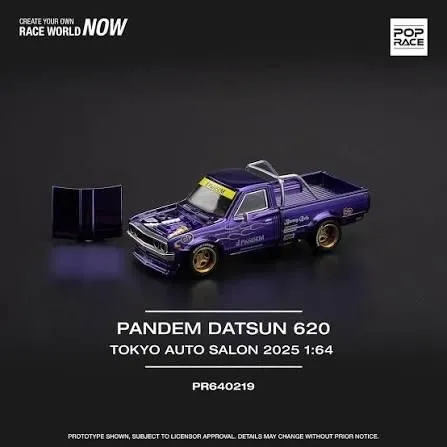 POP RACE PR64 - 219 DATSUN 620 TOKYO AUTO SALON