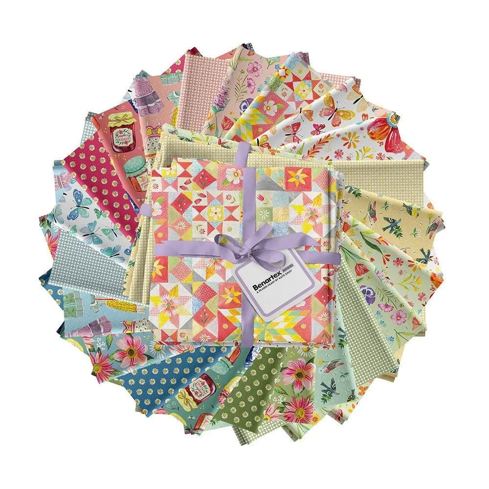 A Prairie Heart 22 Fat Quarter Bundle Katie Daisy FQAPHPK Benartex