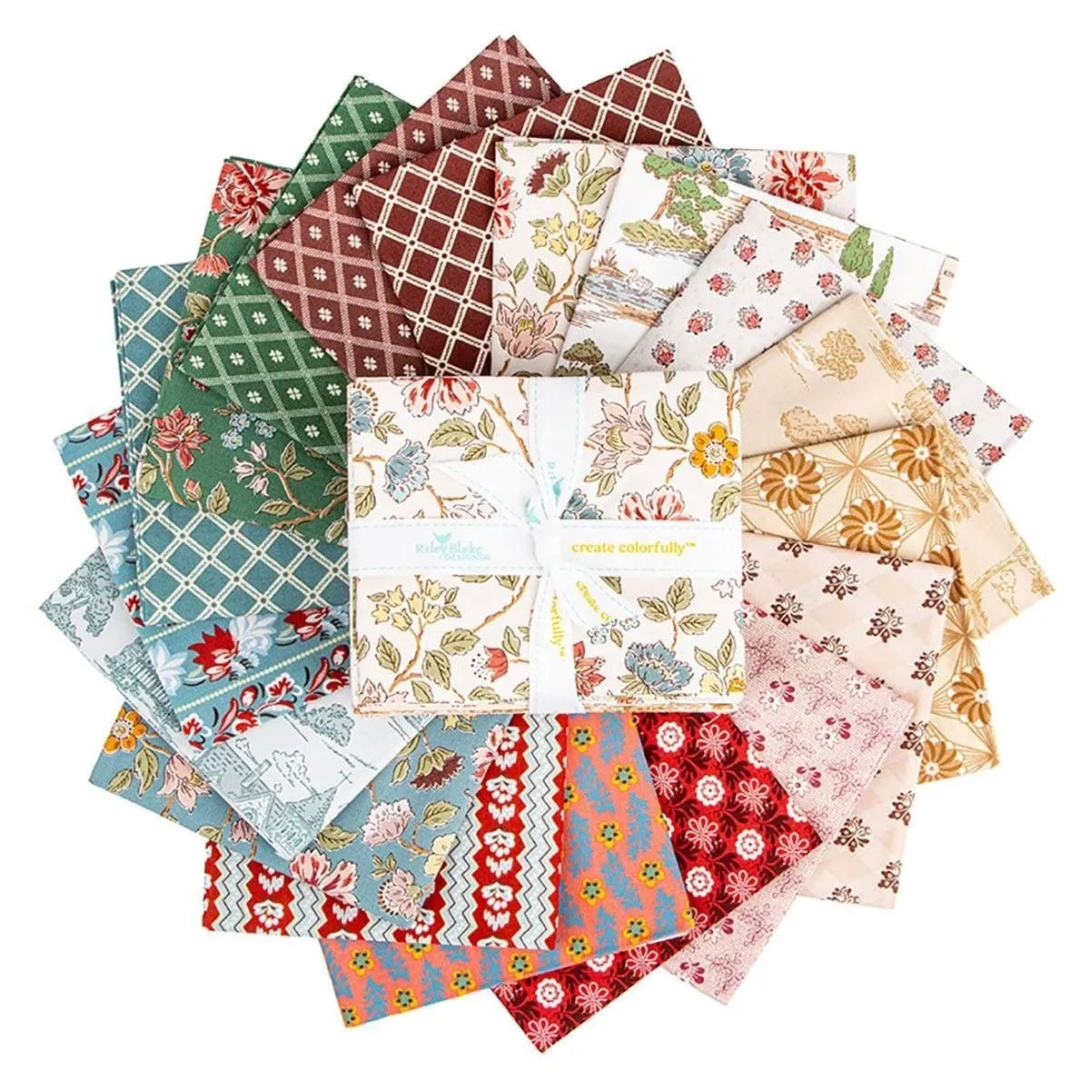 Northanger Abbey 18 Fat Quarter Bundle Jane Austen FQ-17890-18 Riley Blake