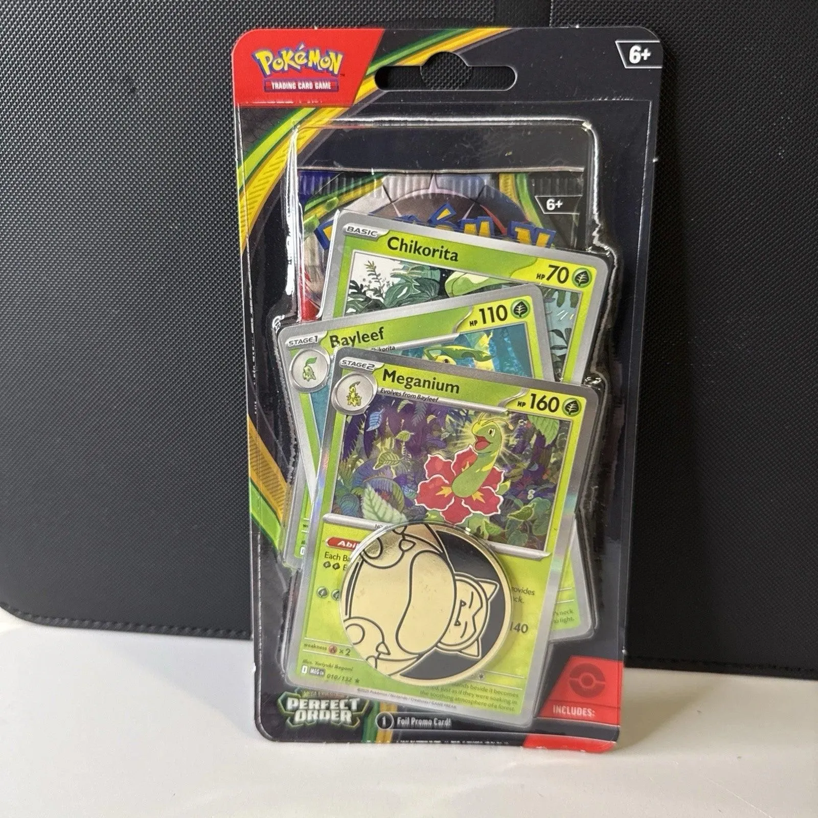 **Sealed** Pokémon TCG MEGANIUM Premium Checklane Blister Perfect Order