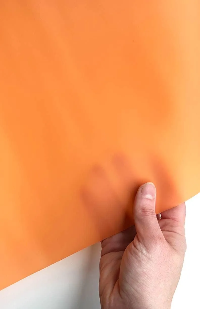Orange Jelly Vinyl - 18in x 53in Roll