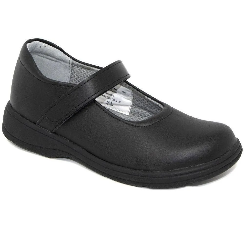New without Tags - School Issue Girls Prodigy Mary Jane Shoe blk 13.5 WIDE