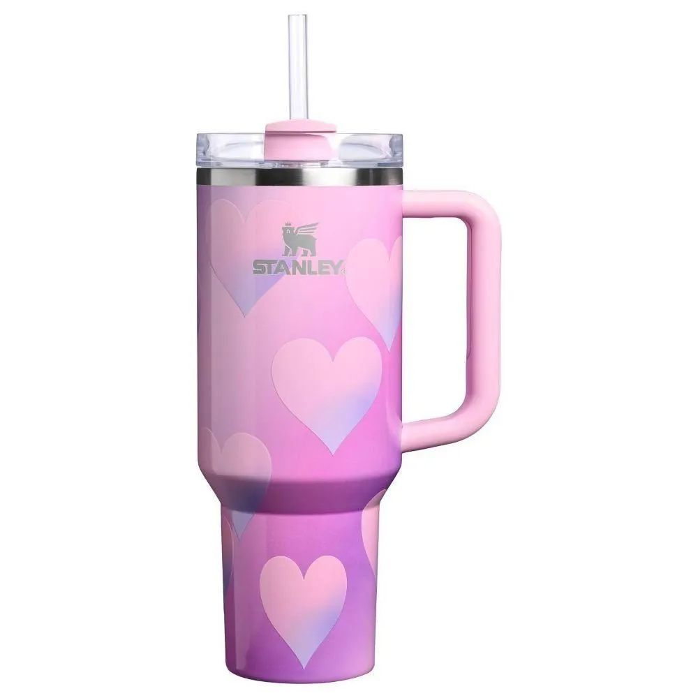 New without box - Size: 40oz - Stanley Valentine's Day 40 oz Stainless Steel H2.0 Flowstate Quencher