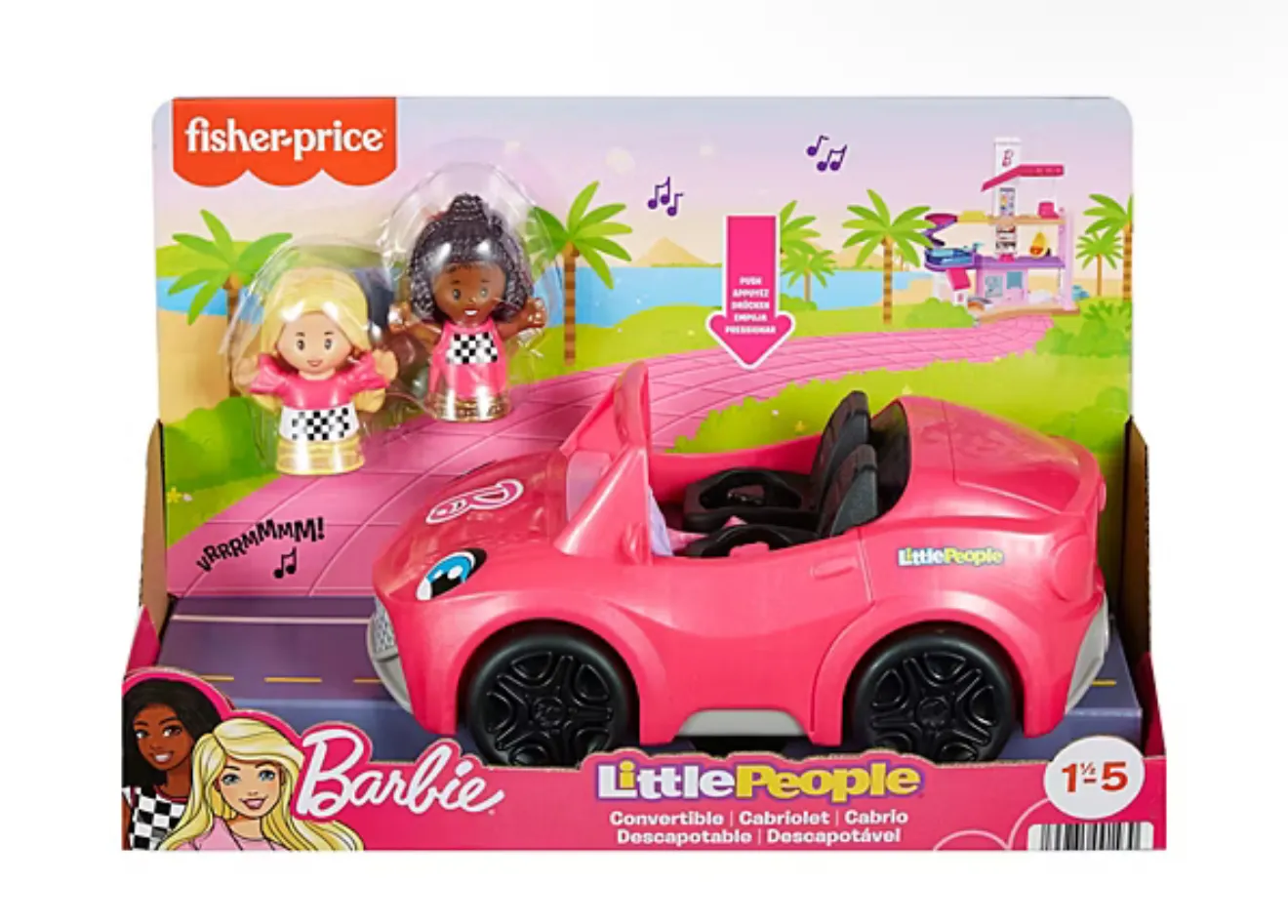 Fisher-Price Little People Barbie Convertible