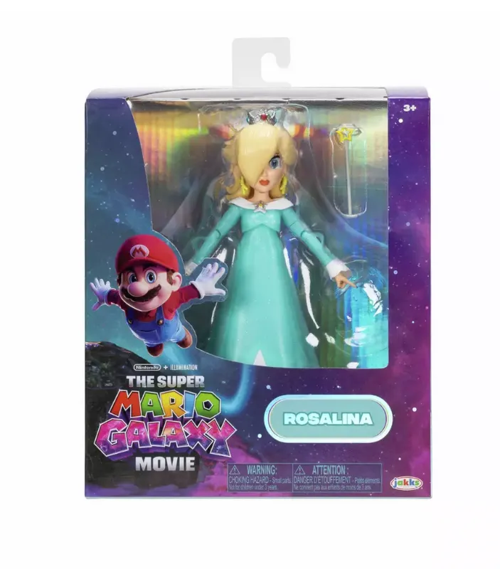Super Mario Galaxy Movie 5 inches Rosalina Figure