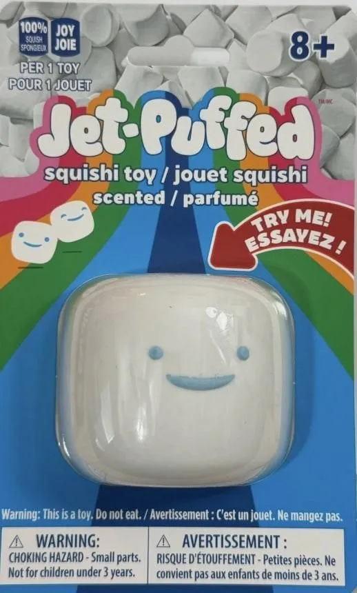 Jet-Puffed Marshmallow Squishy Scented Stress Toy Soft Slow Rise Fidget NEW
