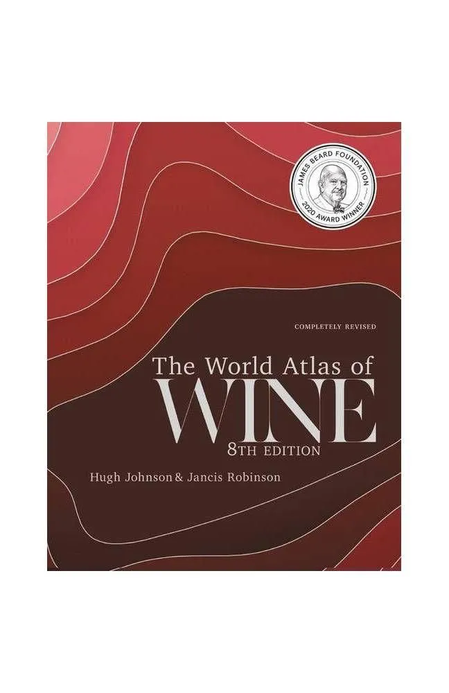 Open-box - The World Atlas of Wine 8th Edition Hardcover by Jancis Robinson &