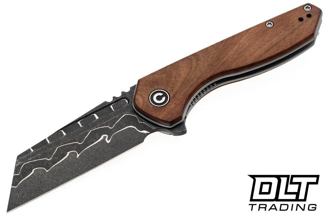 CIVIVI Knives 23036-DS1 ExOne - Guibourtia Wood - Damascus Blade
