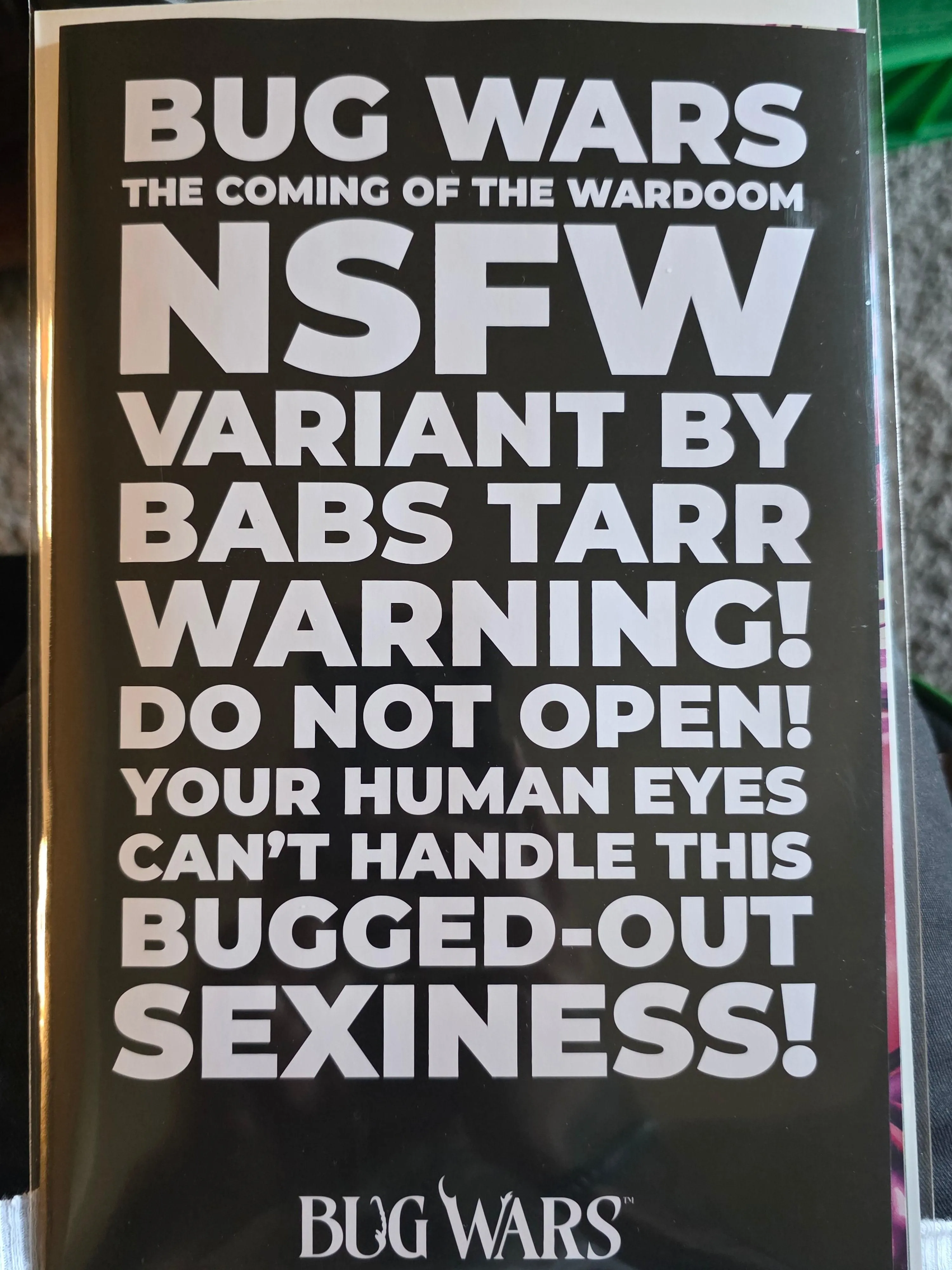 Bug Wars: The Coming of the Wardoom #1 - Babs Tarr NSFW Polybagged Variant (NM)