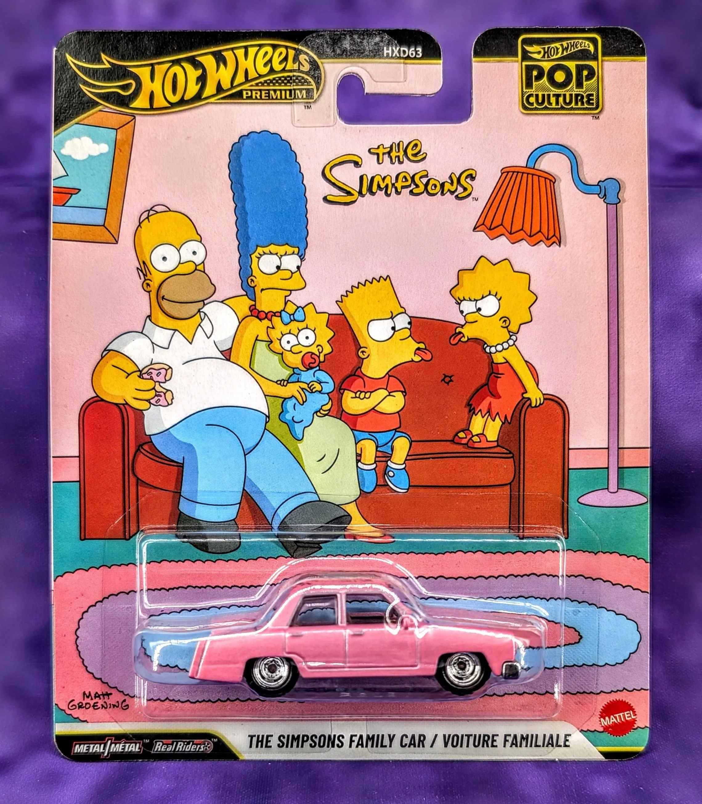 Hot Wheels The Simpsons Family Car - Pop Culture - Premium