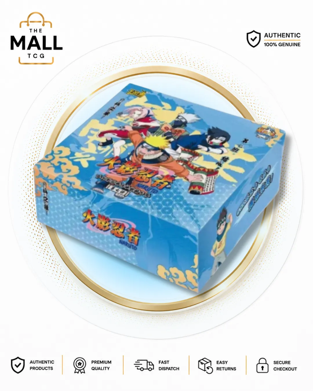 Kayou Naruto Legacy Card Collection Blue Booster Box | Chinese Edition