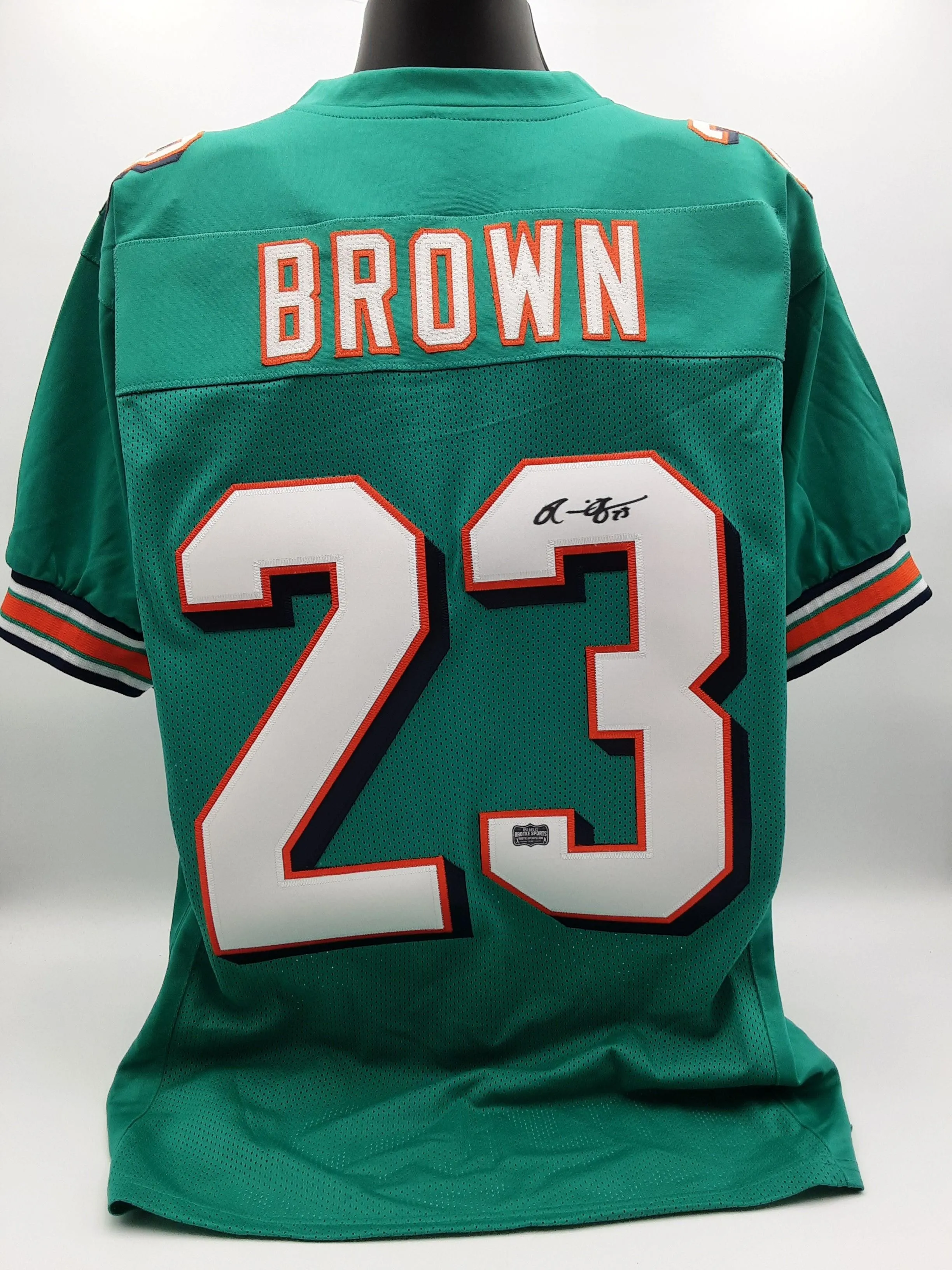 Ronnie Brown Signed Pro Style Jersey Autographed Radtke R2