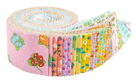 Gifts from the Garden 2.5" Rolie Polie by Liberty Fabrics 0166FR-GFG-A