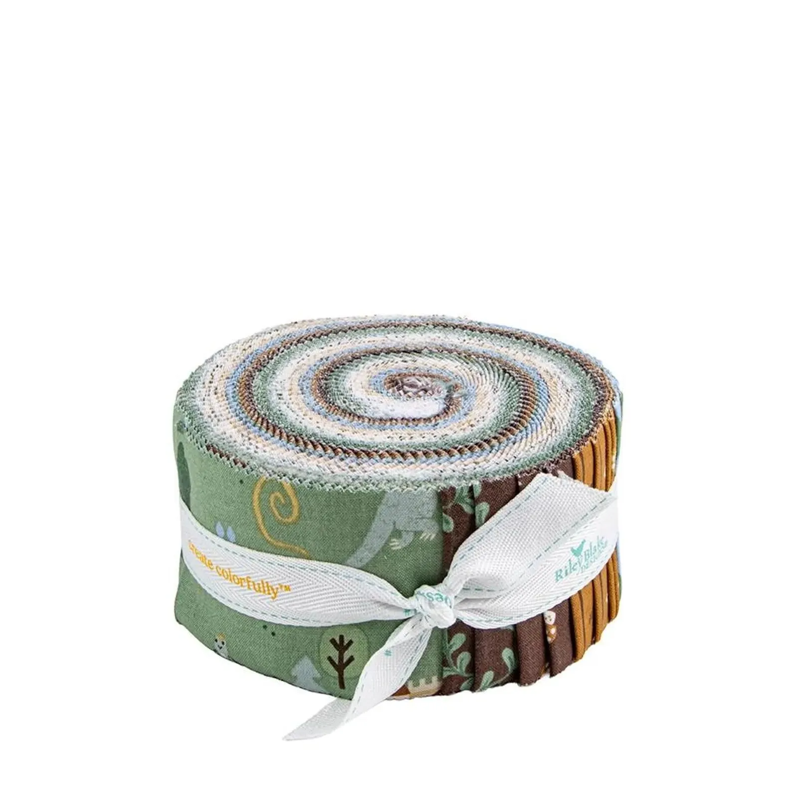 Faraway Kingdom 2.5" Rolie Polie Jelly Roll RP-17430-40 Strips Riley Blake
