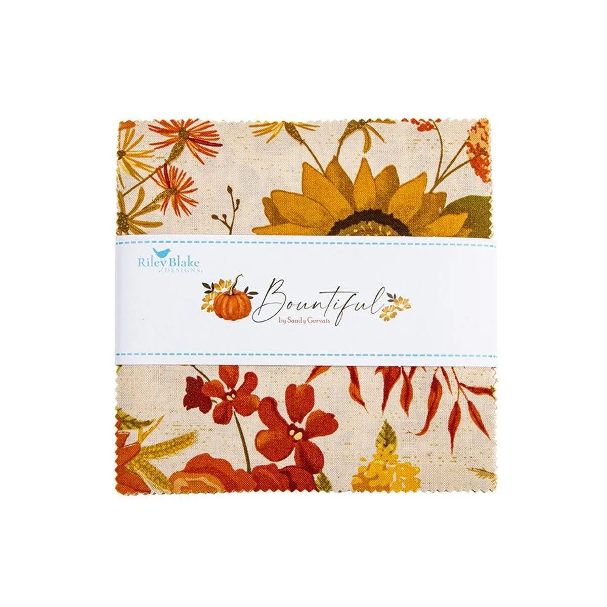 Bountiful 5" Stacker Charm Pack Sandy Gervais Riley Blake 5­-17860­-42
