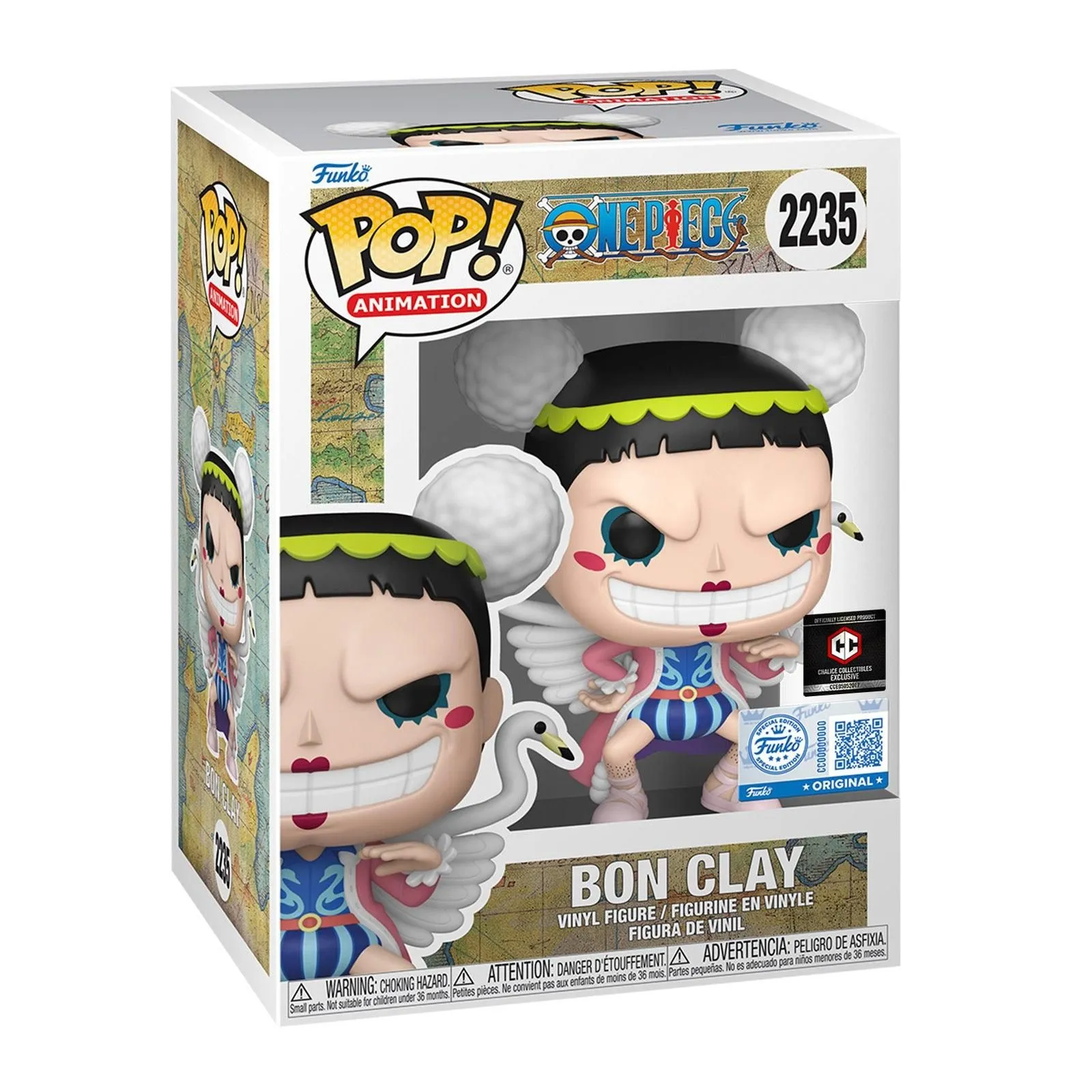 Funko Pop! One Piece - Bon Clay (Chalice Collectibles) #2235 (Non-Chase) Exclusive Collectible Pop Vinyl Figure