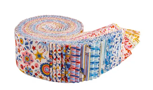 Summer Fair 2.5" Rolie Polie Jelly Roll Liberty Fabrics 0166FR-SF-A