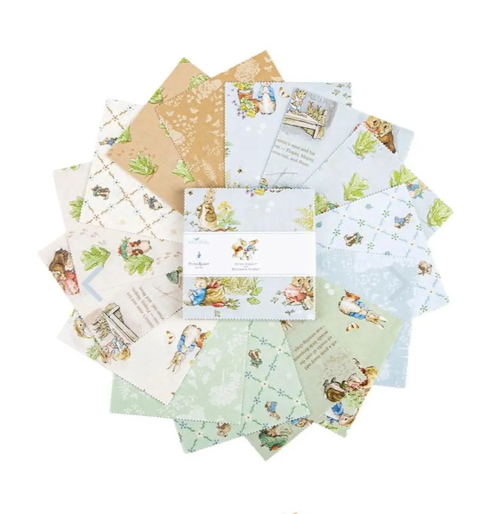 Peter Rabbit & Benjamin Bunny 10" Stacker Layer Cake 10-17250-42 Beatrix Potter Riley Blake