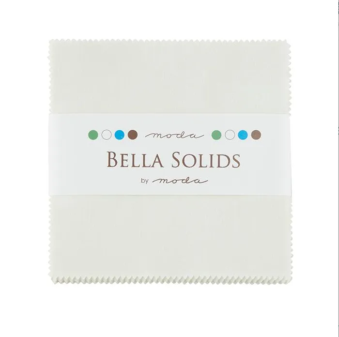 Bella Solids 5" Charm Pack Porcela Moda Fabrics 9900PP 182